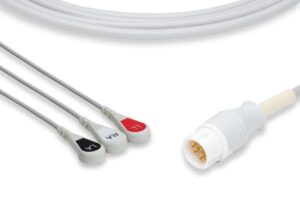 Philips Direct-Connect ECG Cable - 3 Leads Snap