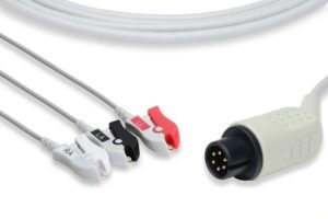 Contec Direct-Connect ECG Cable - 3 Clip Type