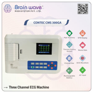 Contec 3-Channel ECG Machine 300GA