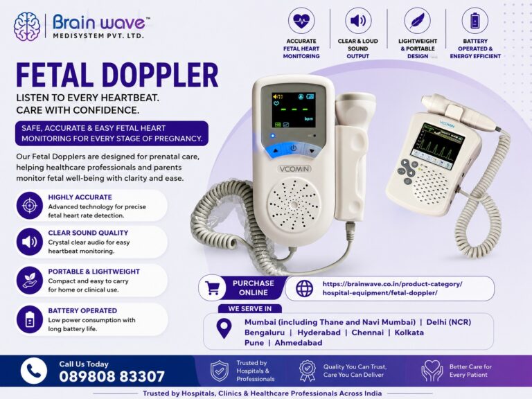 Fetal Doppler – Accurate Fetal Heart Monitoring Device for Safe and Confident Prenatal Care