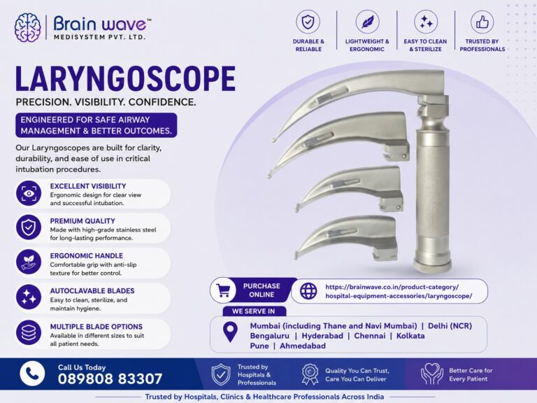 Medical Laryngoscope – Precision Airway Management Device for Safe and Reliable Intubation