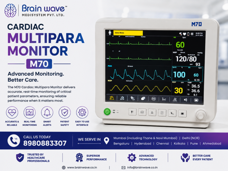 Cardiac Multipara Monitor M70 – Advanced Real-Time Patient Monitoring for Better Clinical Care