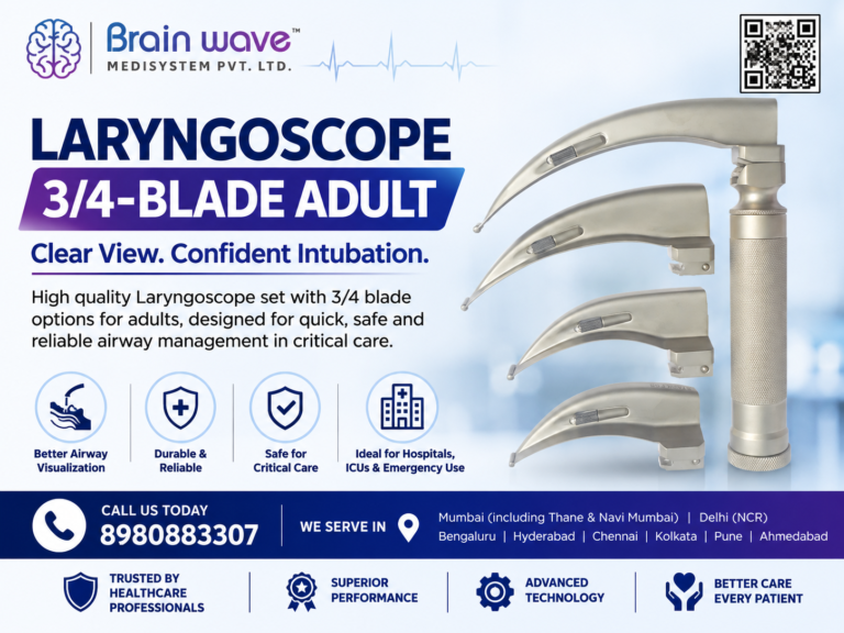 Laryngoscope 3/4-Blade Adult