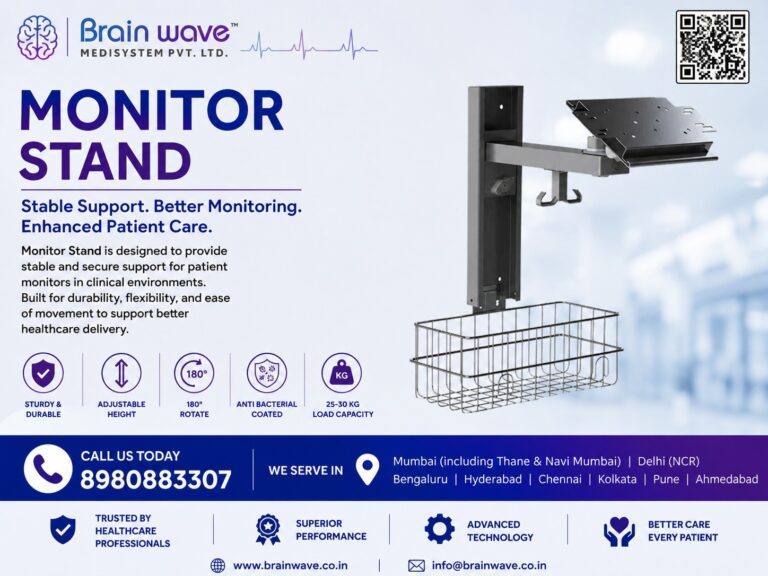 Monitor Stand for Patient Monitors: Stable & Flexible Support
