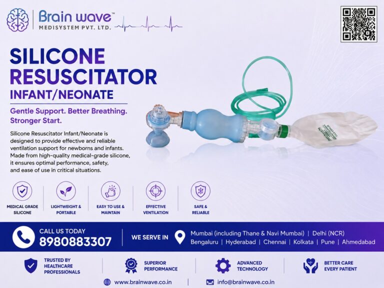 Silicone Resuscitator Infant/Neonate: Reliable Respiratory Support for Newborn Care