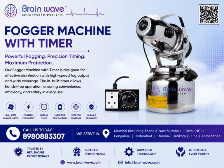 Fogger Machine with Timer: Powerful Fogging for Efficient Hospital Disinfection