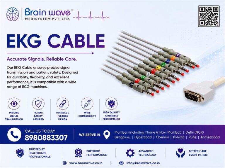 EKG Cable: Reliable ECG Signal Transmission for Patient Monitoring