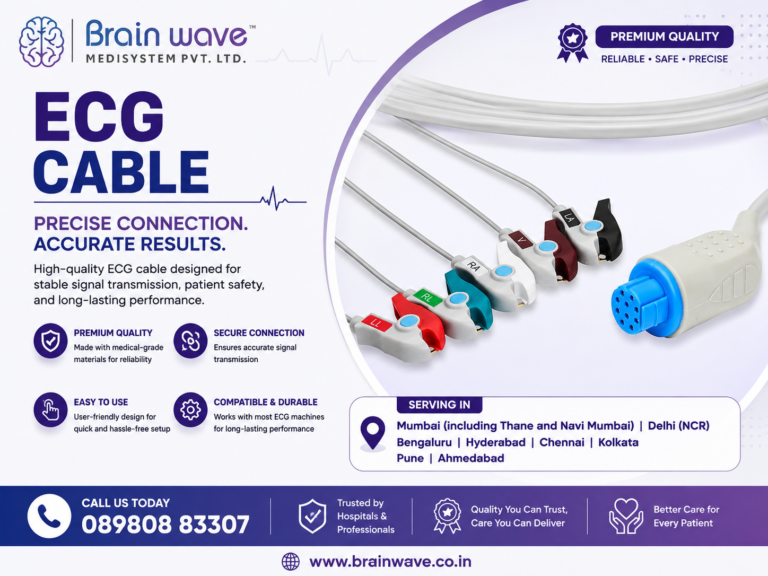 ECG Cable – Precise Connection for Reliable Cardiac Monitoring