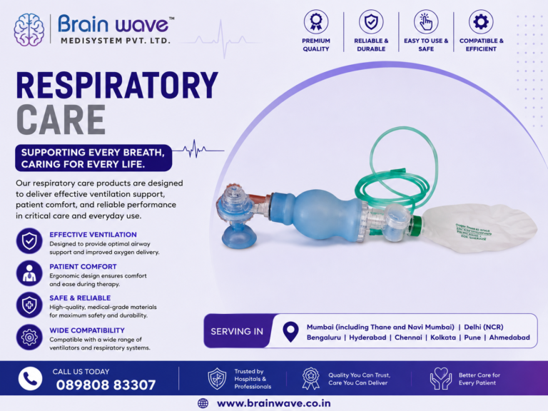Respiratory Care Products for Reliable Ventilation Support