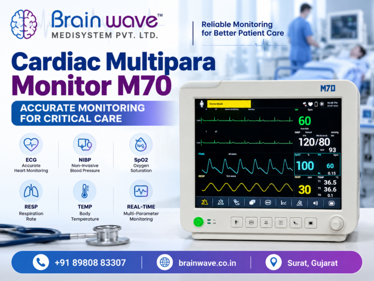 Cardiac Multipara Monitor M70: Advanced Patient Monitoring Equipment for Hospitals in Mumbai